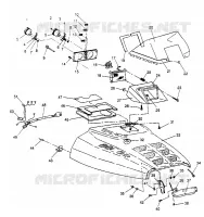 HAUBE ASSEMBLY 600 XCR 0951676 (4929132913A010)