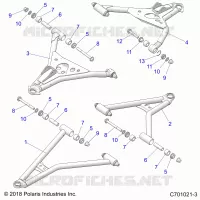 FRONT SUSPENSION CONTROL ARMS