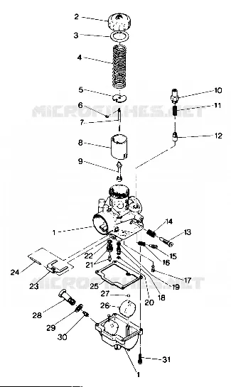 VERGASER SPRING AND SPRINT E/S (4912721272031A)