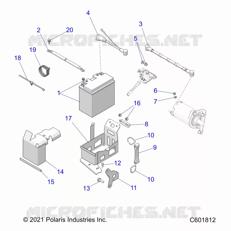 ELEKTRIC, BATTERY BOX  ASM.