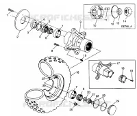 VORDERRAD 6X6 400L W968740 and 6X6 400L Norwegian N968740 (4935963596B008)
