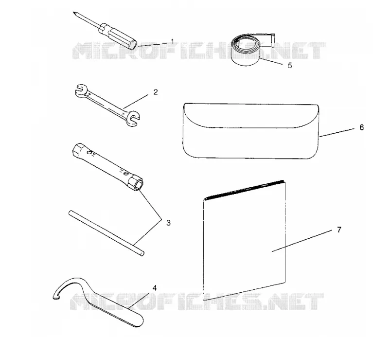 TOOL KIT 440 XCR 0951660 (4929112911B014)