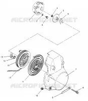 RÜCKZUG ANLASSER ASSEMBLY WIDETRAK LX 0952064 and  EUROPEAN WIDETRAK LX E9520 (4928942894D002)