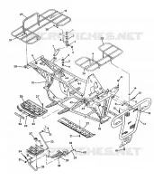FRAME ASSEMBLY W/RACKS 350 2X4