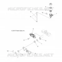 BREMSES, PEDAL AND REAR MASTER CYLINDER