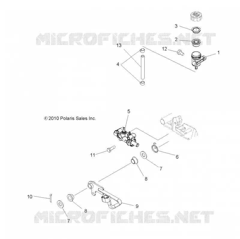 BREMSES, PEDAL AND REAR MASTER CYLINDER