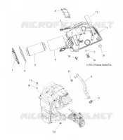 MOTOR, LUFTEINLASS