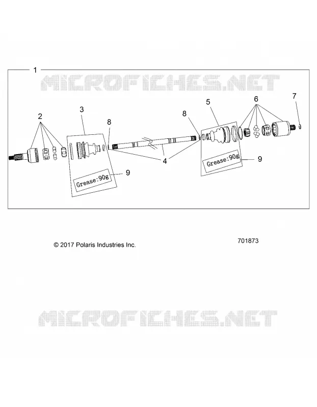ANTRIEB, REAR HALF SHAFT