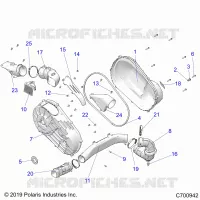 ANTRIEB, CLUTCH COVER AND DUCTING