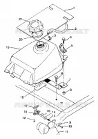 TANK ASSEMBLY 6X6 350L W938739 (4924062406008A)