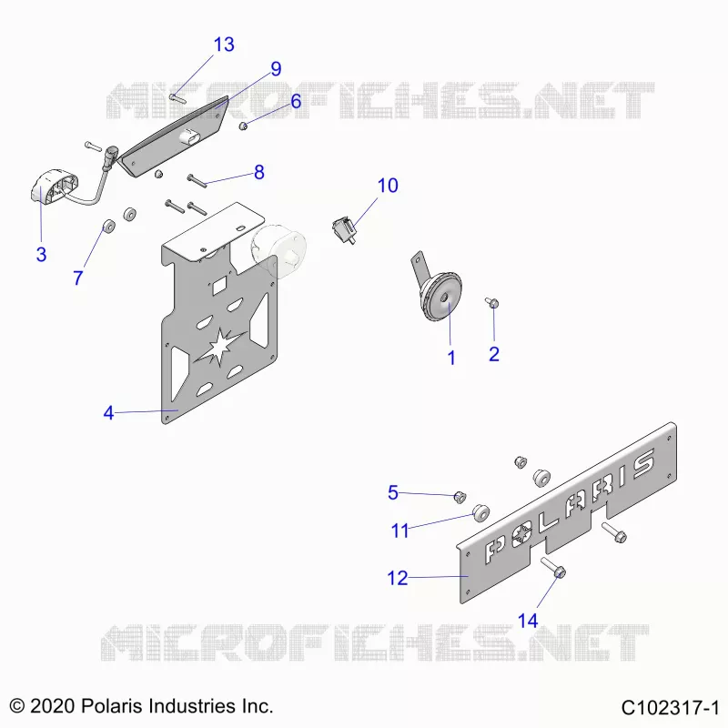ELEKTRIC, HORN, FOG LIGHT, AND LICENSE PLATE LIGHT