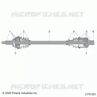 ANTRIEB, FRONT HALF SHAFT