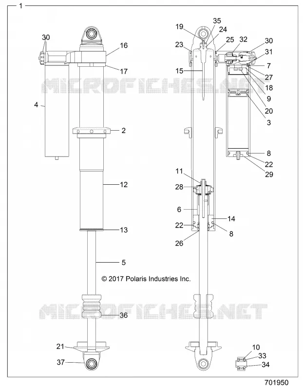 HINTERRADAUFHÃ„NGUNG SHOCK INTERNALS {TO 11/27/2017]