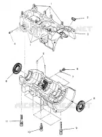 CRANKCASE ASSEMBLY WIDETRAK LX 0952064 AND  EUROPEAN WIDETRAK LX E952064 (4928942894C008)