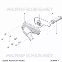 MOTOR, WATERPUMP IMPELLER AND COVER