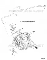 ANTRIEB, MAIN GEARCASE MOUNTING- Z17VHA57A2/E57AU (701249)