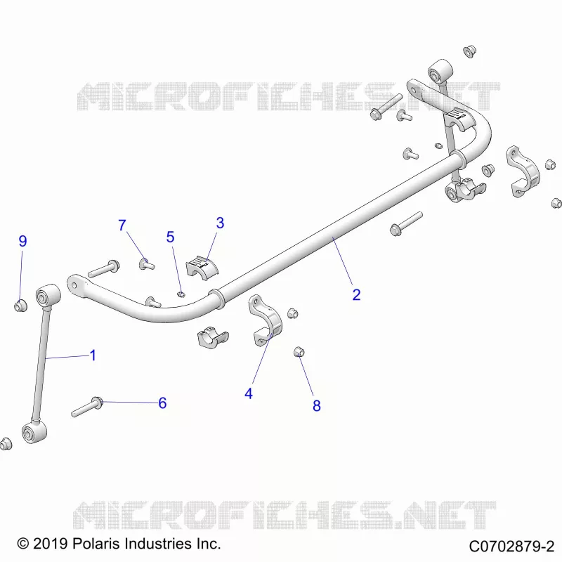 SUSPENSION, REAR STABILISATORSTANGE