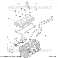 DROSSELKLAPPENGEHÃ„USE AND VALVE COVER