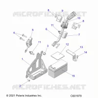 ELEKTRIC, BATTERY, MANUAL START POWER UP COMPONENTS
