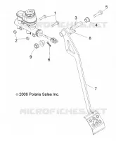 BREMSES, PEDAL AND MASTER CYLINDER MOUNTING