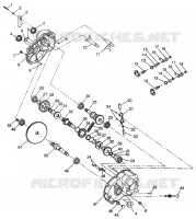 GETRIEBEGEHÄUSE XPRESS 300 W97CA28C and  XPRESS 400L W97CA38C (4939603960D001)