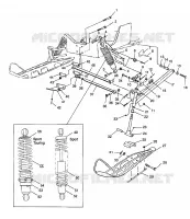 FRONT SUSPENSION AND SKI