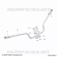 LENKUNG, HANDLEBAR- A24SXD95A9 (C0211445-1)
