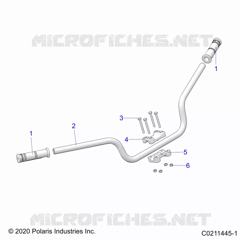 LENKUNG, HANDLEBAR- A24SXD95A9 (C0211445-1)