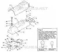 SITZ   GASBEHÄLTER ASSEMBLY TRAIL / 0930761 and TRAIL DELUXE / 0930243 (4923222322004A)