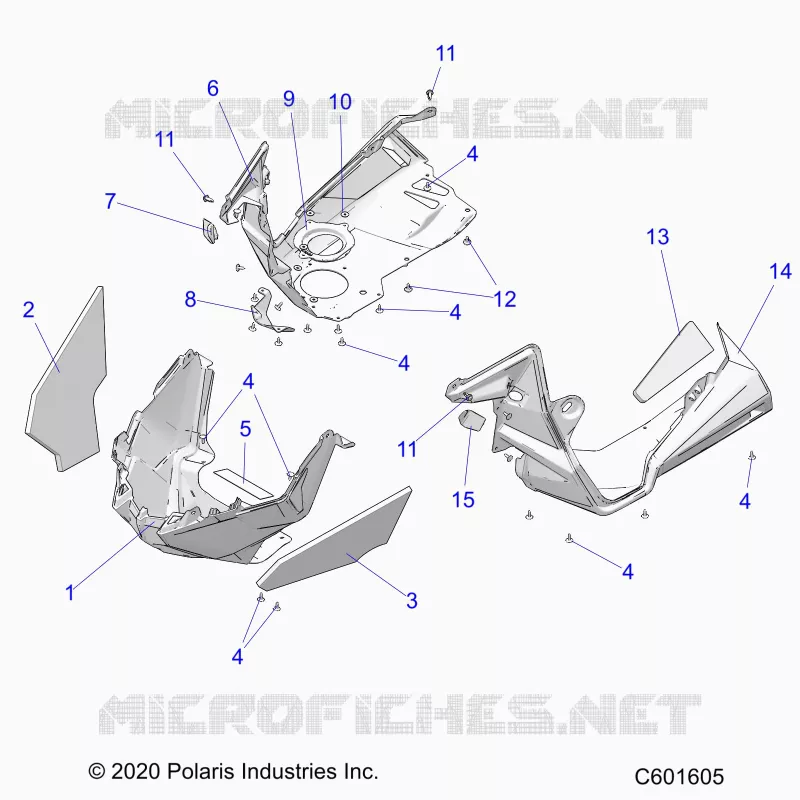 NOSEPAN ASM./FENDERS
