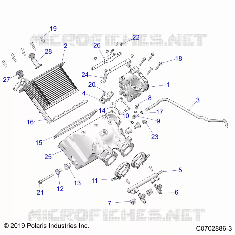 ENGINE, LUFTEINLASS MANIFOLD