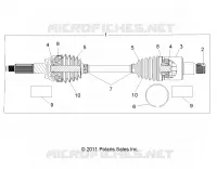 ANTRIEB, REAR HALF SHAFT