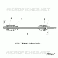 ANTRIEB, REAR HALF SHAFT (TO 7/01/2018]