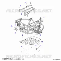 CHASSIS, MAIN FRAME AND SKID PLATES