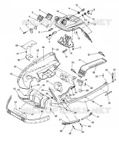 NOSEPAN   Konsolen ASSEMBLY LITE GT/0933133 and STARLITE GT/0933127 (4923232323003A)