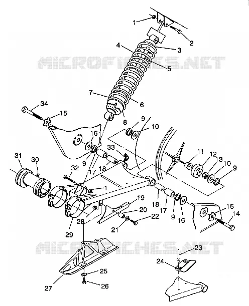 Schwingarm   SCHOCK Trail Blazer W937221 (4924082408018A)