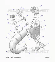 ENGINE, ABGASSYSTEM AND TURBO ASM.