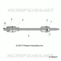 ANTRIEB, REAR HALF SHAFT