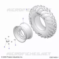 RADS, FRONT TIRE
