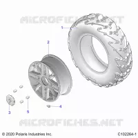 RADS, FRONT TIRE