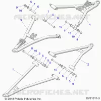 FRONT SUSPENSION CONTROL ARMS
