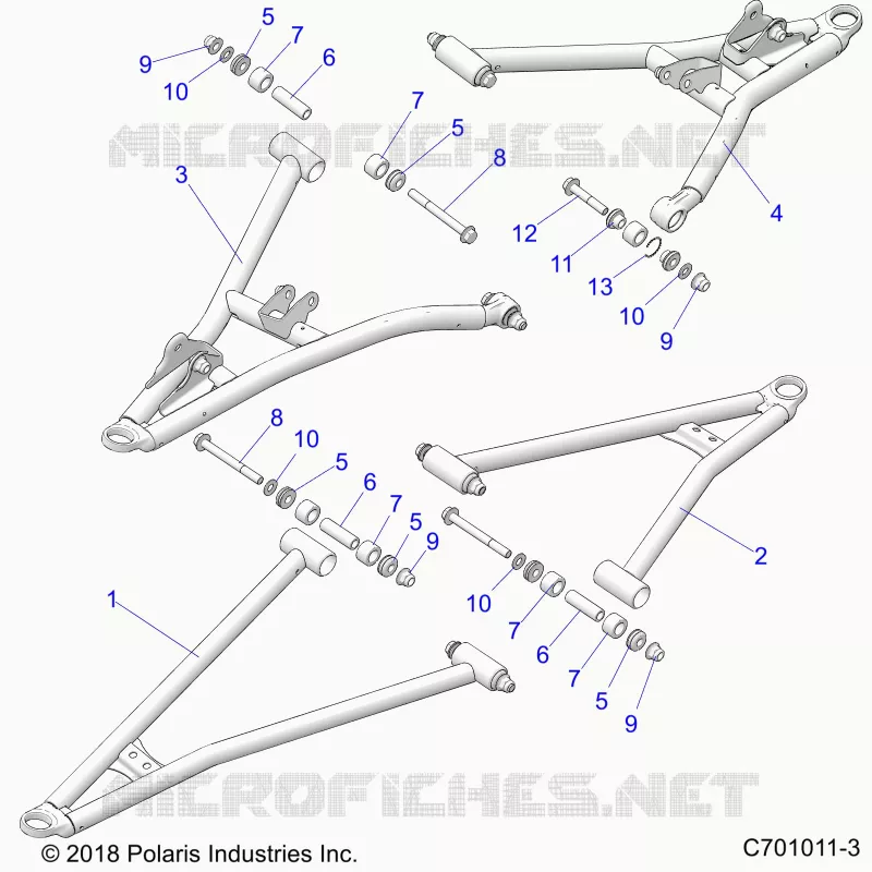 FRONT SUSPENSION CONTROL ARMS