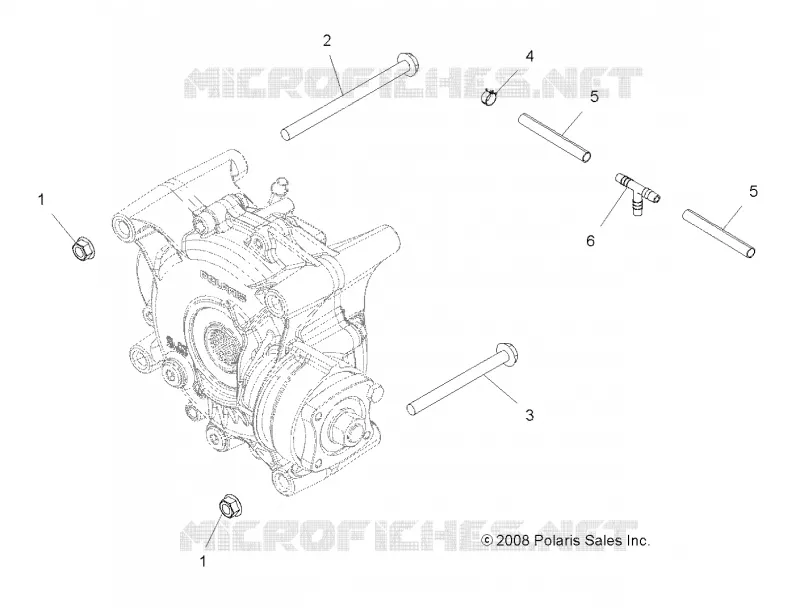 ANTRIEB, GETRIEBEGEHÄUSE MOUNTING, REAR