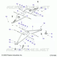 FRONT SUSPENSION CONTROL ARMS