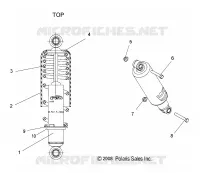 SUSPENSION, SCHOCK, FRONT TRACK