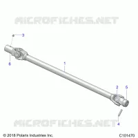 ANTRIEB, PROP SHAFT, FRONT