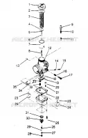 VERGASER 600 XCR 0951676 (4929132913C012)
