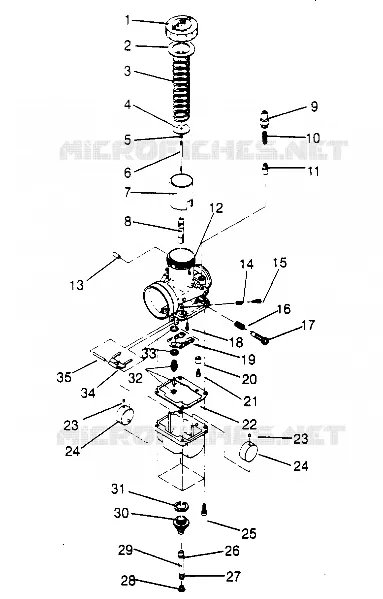 VERGASER 600 XCR 0951676 (4929132913C012)
