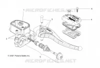 BREMSES, RIGHT HAND MASTER CYLINDER