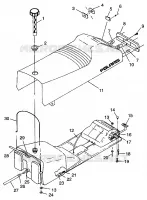 SITZ   GASBEHÄLTER SUPER SPORT 0970761 (4937643764A006)